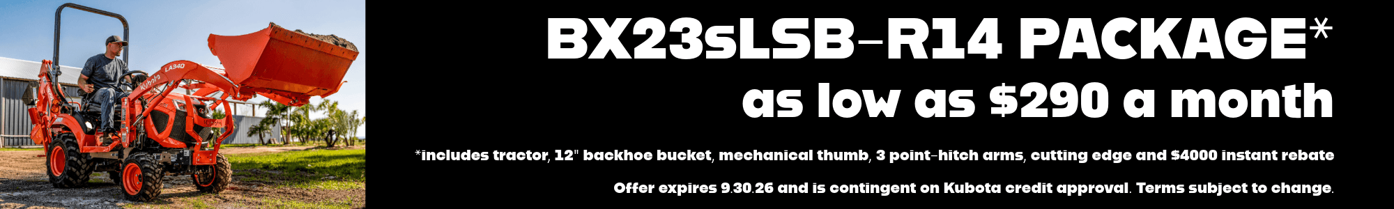 Kubota Package - BX23